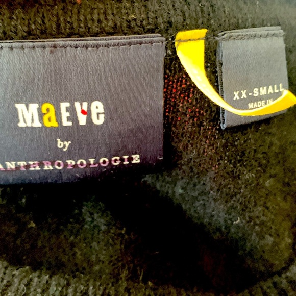 Women’s Maeve Puff-Sleeve 100% Cashmere Sweater Cherry print NWT $168 Size Small - Picture 6 of 7